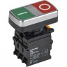 Кнопка "I-O" с подсветкой IEK MASTER MI-BT60-11DR-3-11-K51 d=22мм 1NO+1NC MI-BT60-111DR-3-11-K51